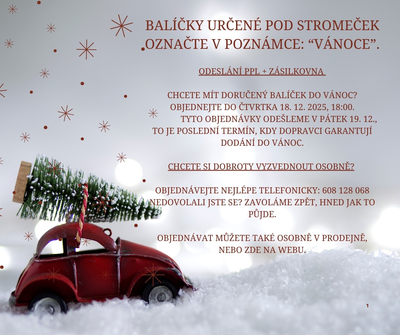 Vánoční doručování